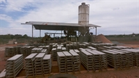 established concrete wall palisade - 1