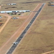 airfield with tarred runway - 2