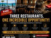three restaurants one incredible